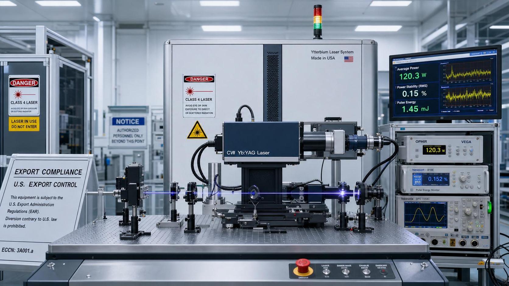 Supplementary CDRH Class IV Guidance Adds Tests for CW Yb-doped Laser Exports