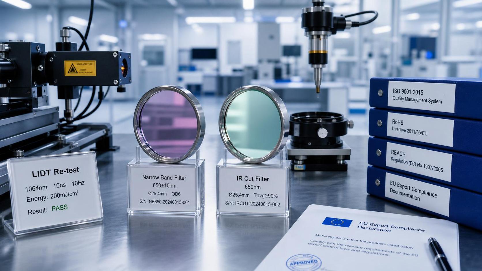 EN 60825-1:2026 Takes Effect, LIDT Retesting Required for Narrowband and IR Cut Filters