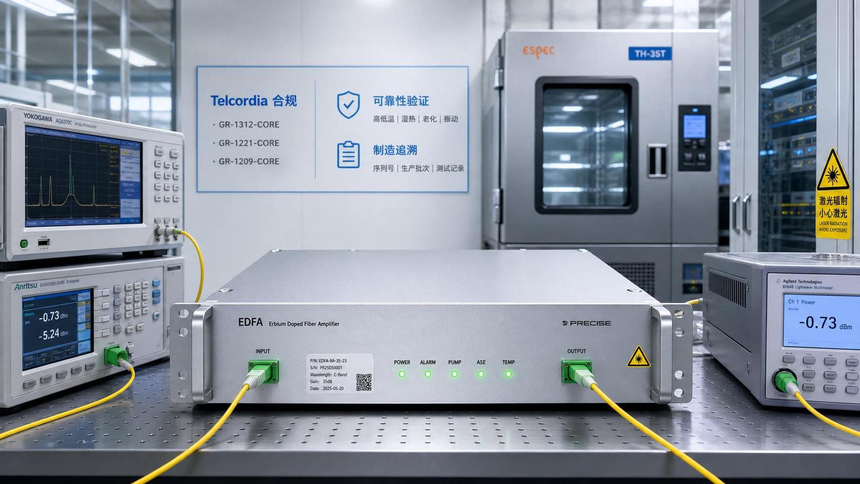 EDFA Amplifiers Telcordia Compliance: What Buyers Should Check Before Qualification