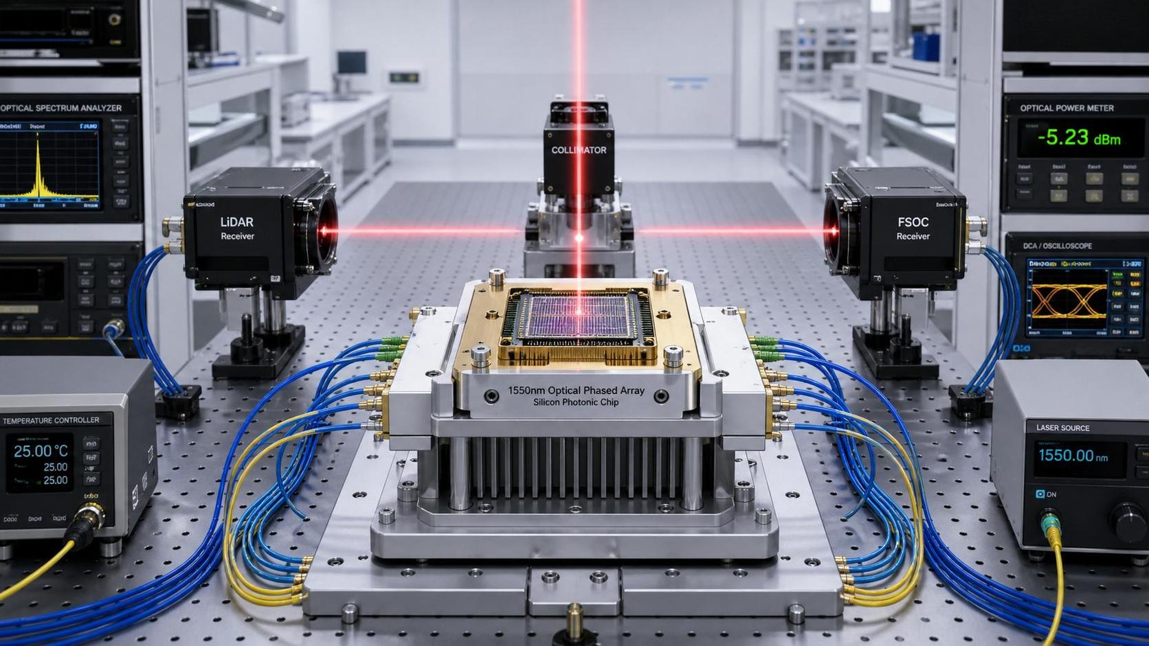 Optical Phased Array 1550nm Applications: Beam Steering Limits and Design Factors