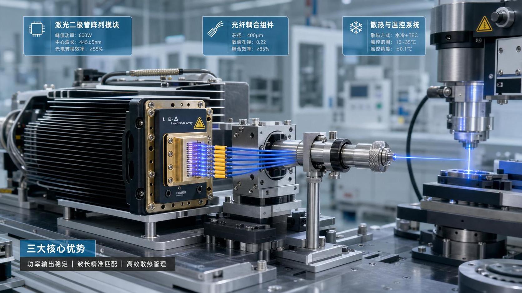 How to Choose Laser Diode Arrays for Industrial Systems: Power, Wavelength, and Cooling