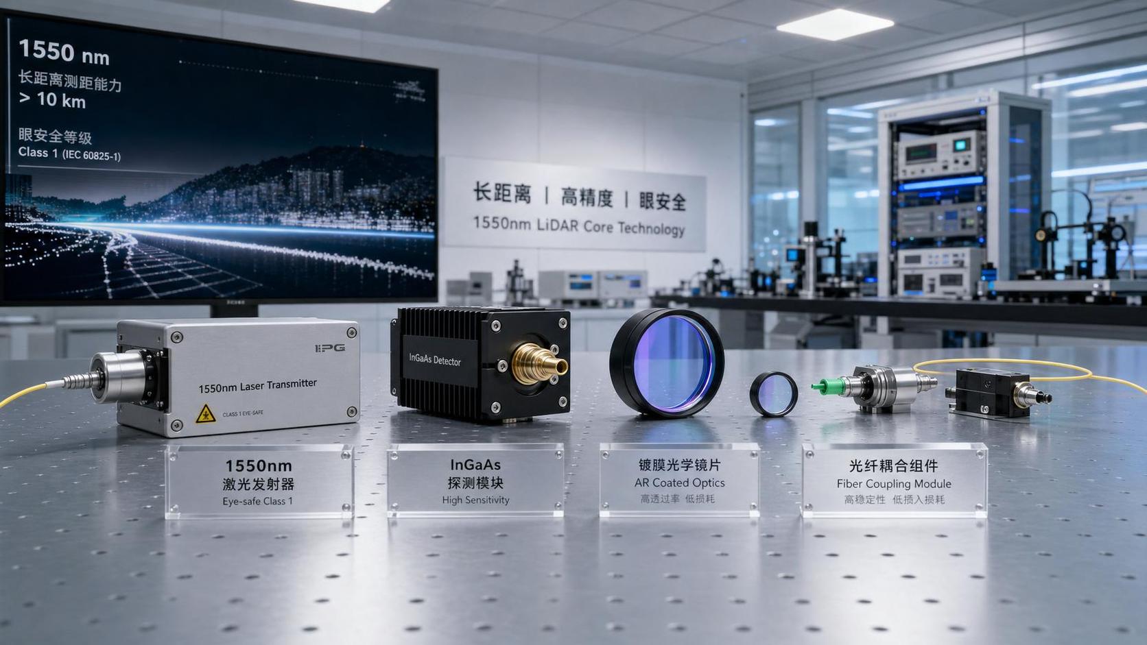 How to Choose 1550nm LiDAR Components for Long-Range Sensing and Eye Safety