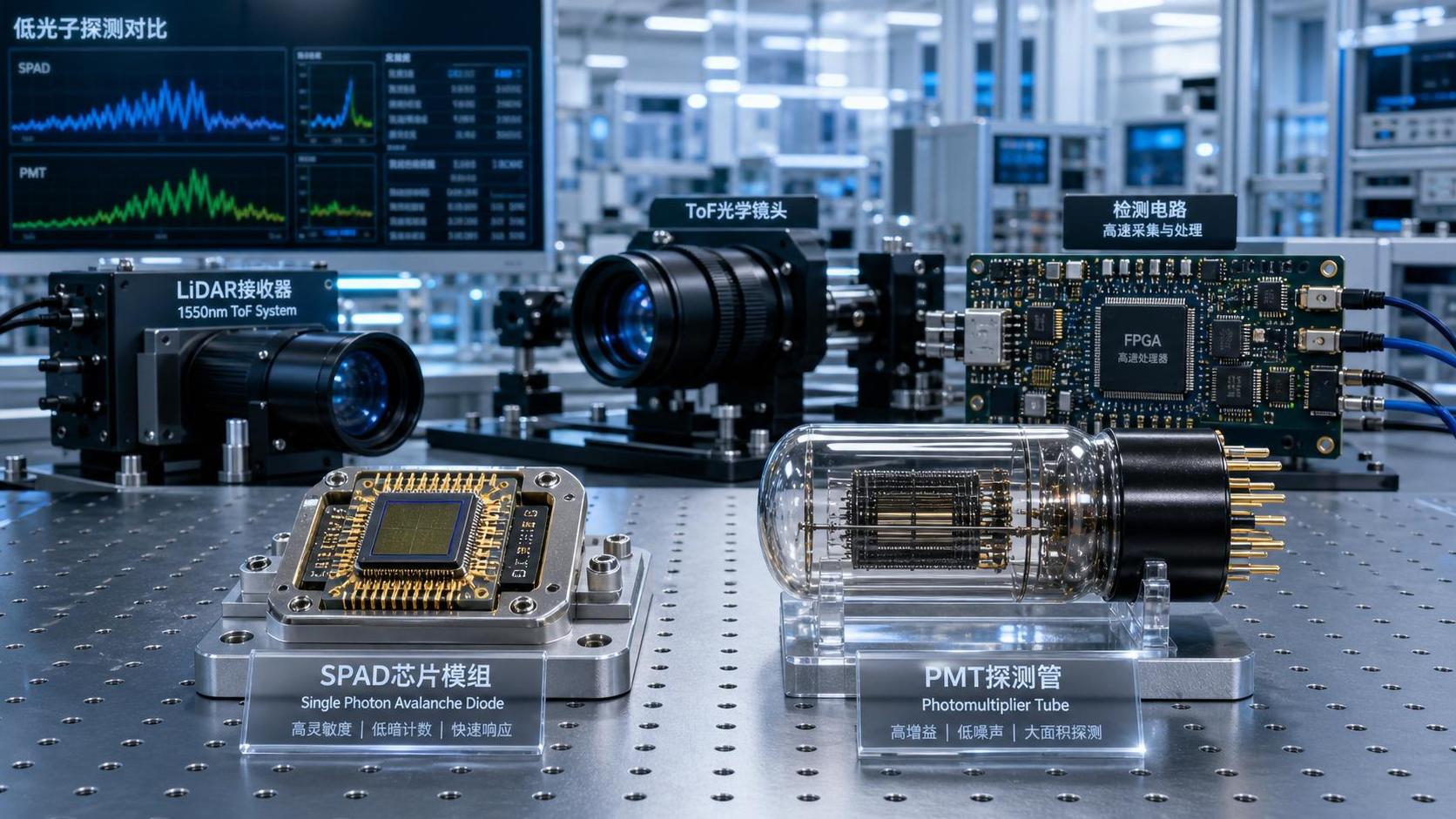 Single Photon Avalanche Diode vs PMT: Which Detector Fits Low-Light Sensing?