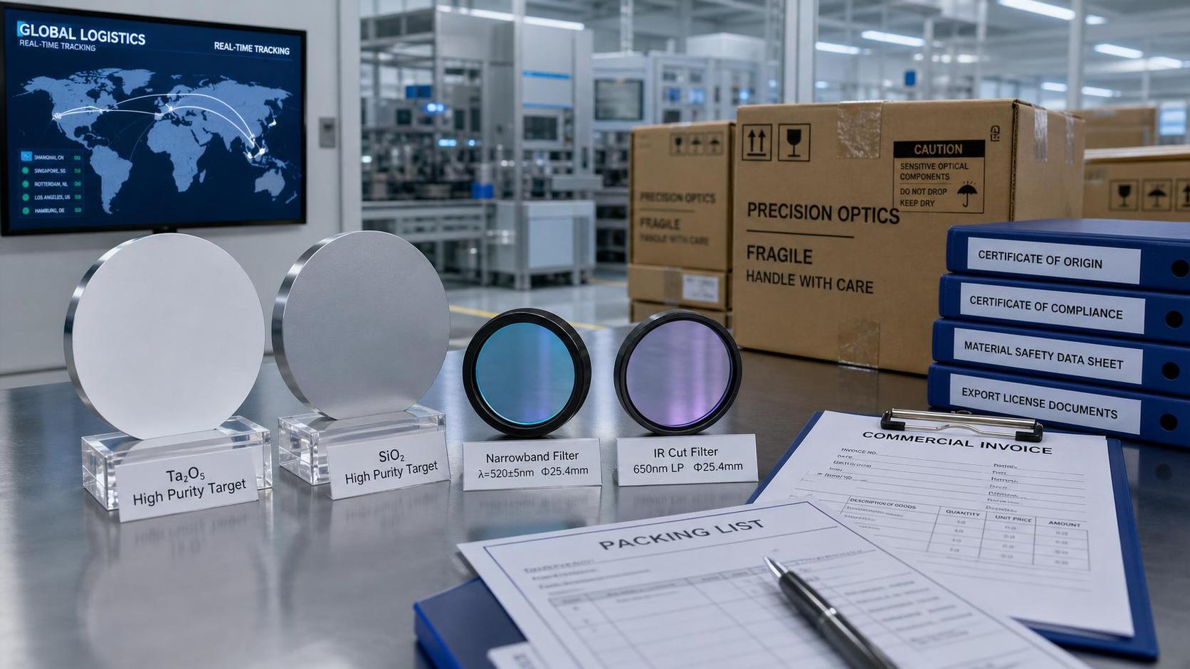 Export Controls Tighten for Optical Filter Coating Targets