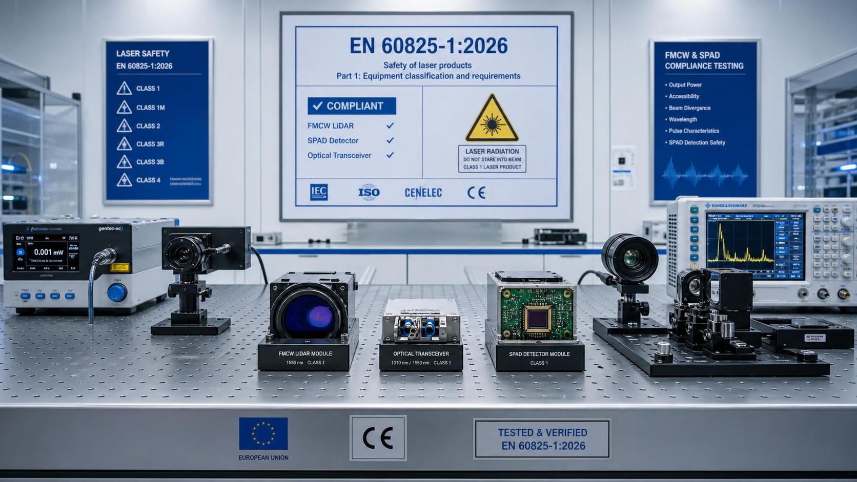 EU Updates Laser Safety Standard for FMCW and SPAD Devices