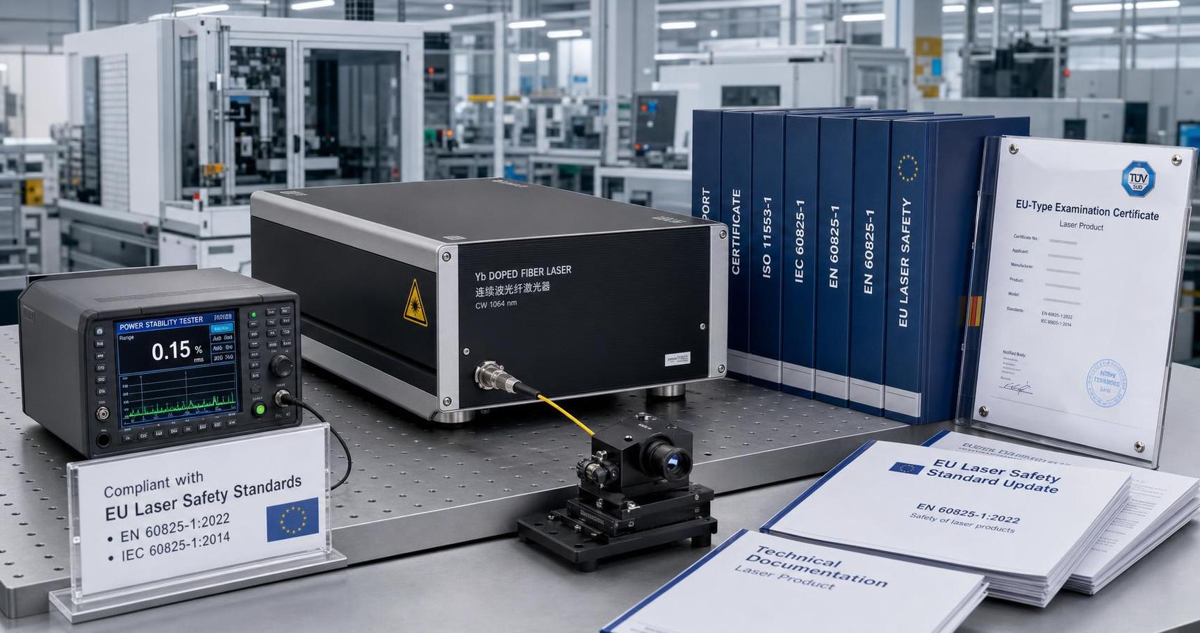 EU Updates EN 60825-1 for CW Yb-doped Lasers