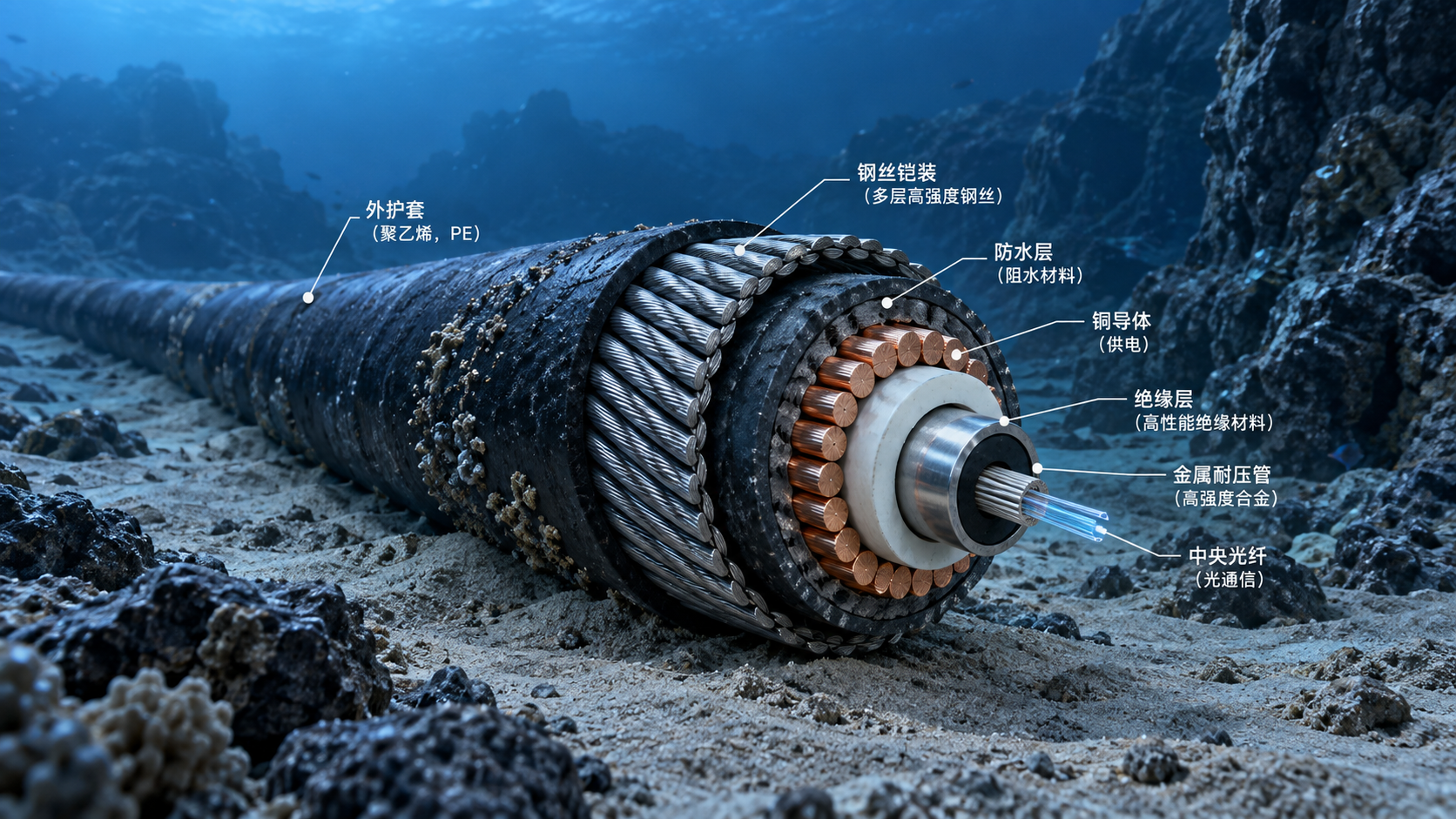 How Submarine Optical Cables Are Designed to Withstand Deep-Sea Pressure and Faults