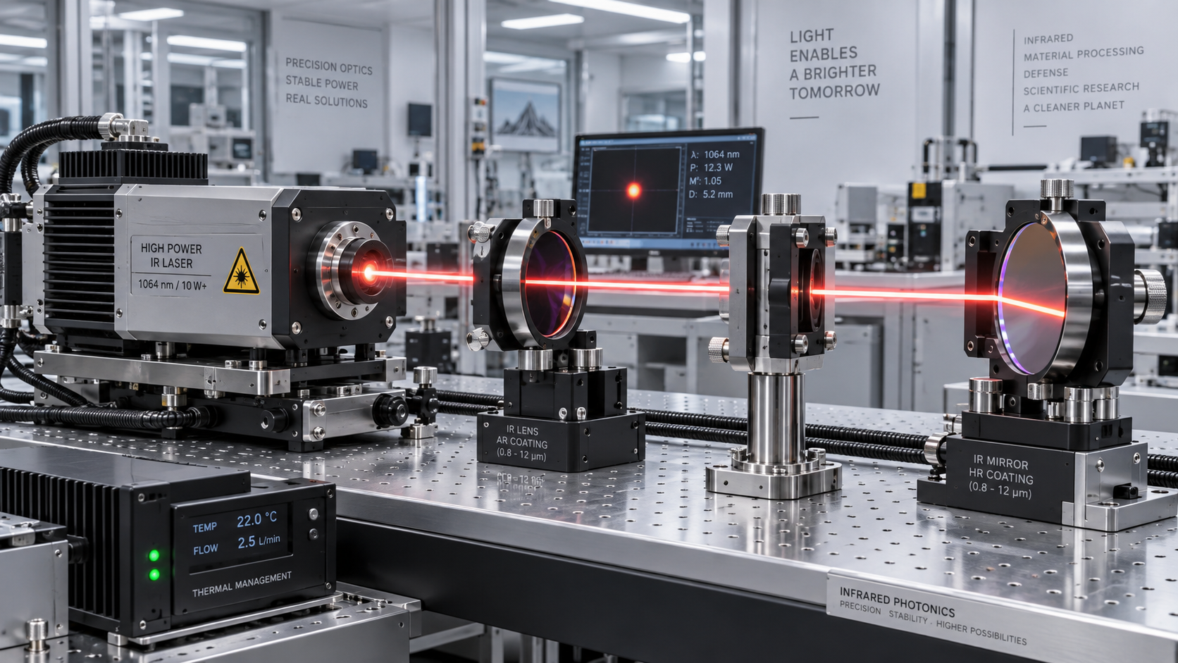 Selecting Low-Loss Infrared Optical Components for High-Power Laser Systems