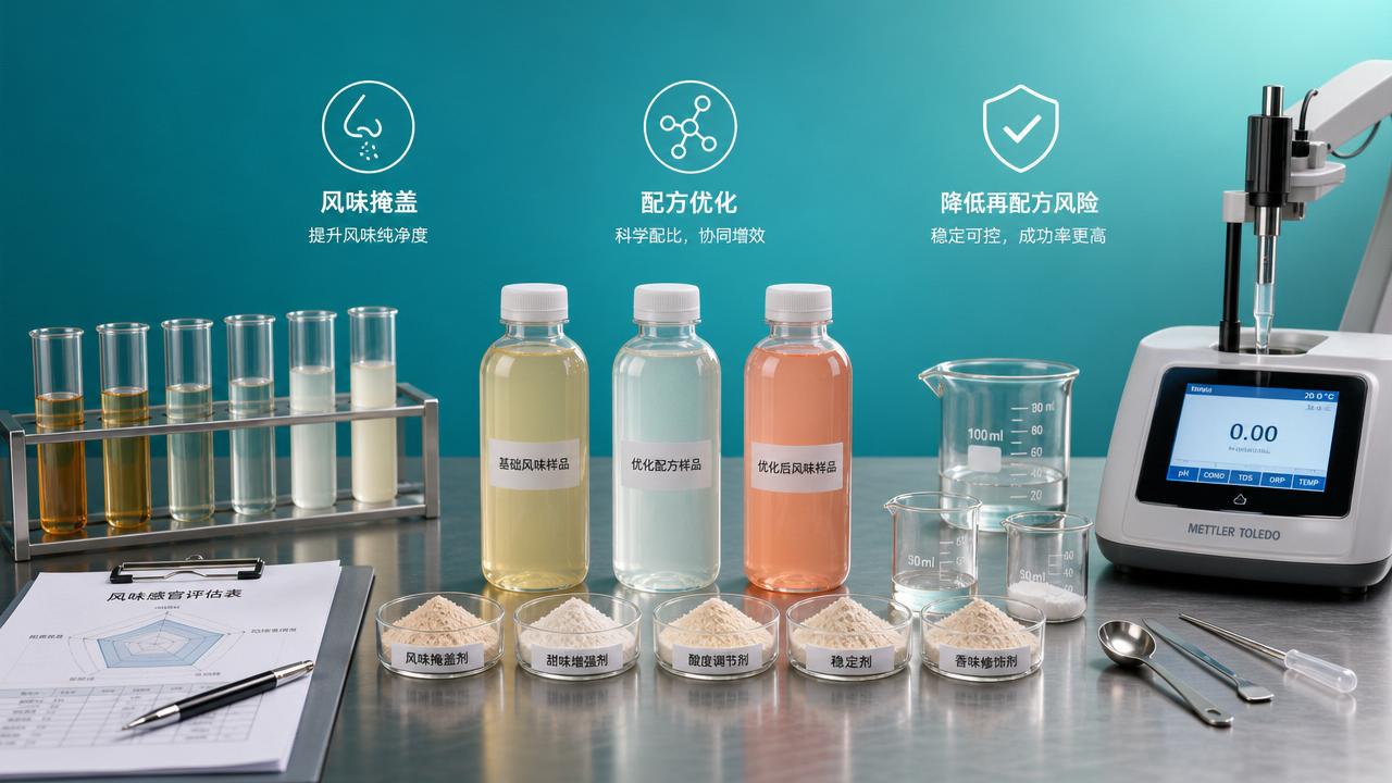Flavor Masking Methods That Reduce Reformulation Risk