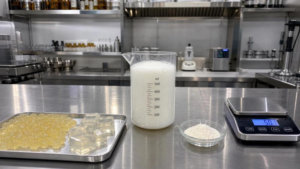 Molecular Gastronomy Ingredients for Stable Foams and Gels