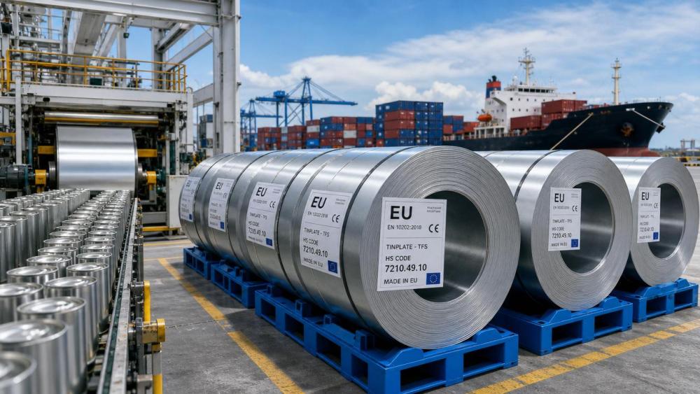 EU Steel Tariffs Hike to 50%, Quotas Cut 47%: Packaging Costs Rise