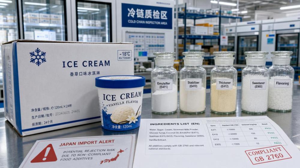 Japan Rejects China Ice Cream Over Additive Compliance Japan Rejects China Ice Cream Over Additive Compliance