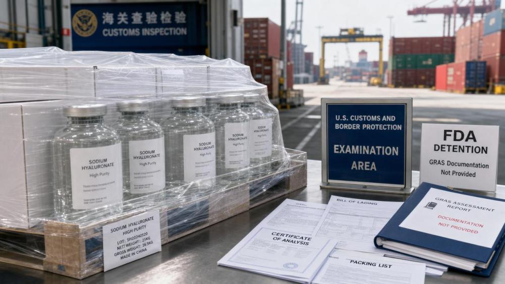 FDA Holds 3 China HA Shipments Over GRAS Gaps FDA Holds 3 China HA Shipments Over GRAS Gaps