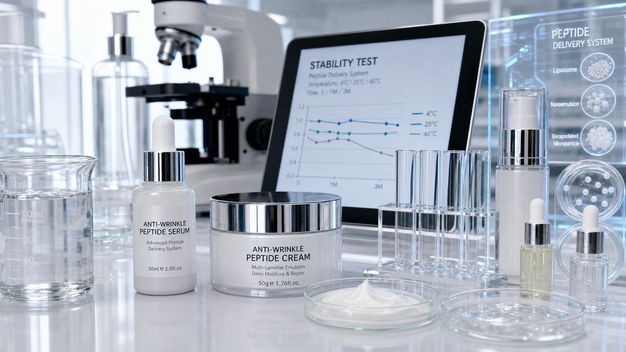 Choosing a Cosmetic Peptide Delivery System for Better Anti-Wrinkle Results