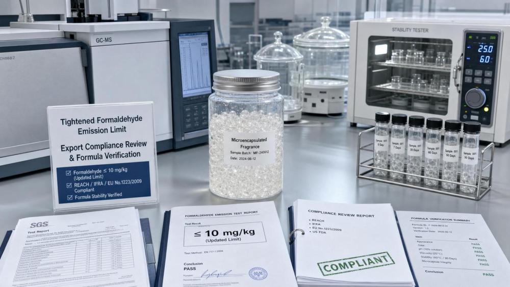 IFRA Tightens Formaldehyde Release Limit for Encapsulated Fragrances