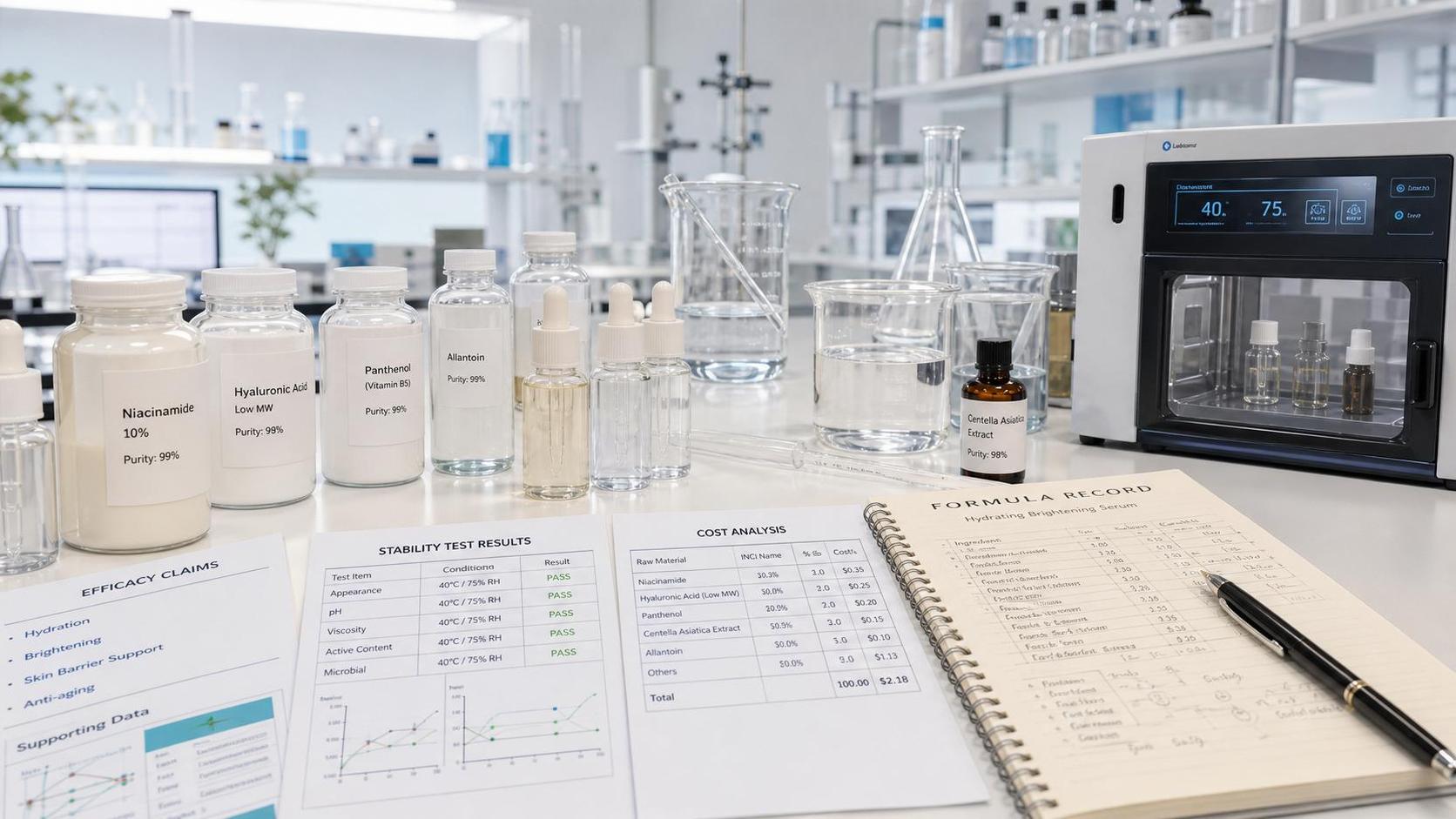 How to Compare Cosmetic Active Ingredients by Claim, Stability, and Cost