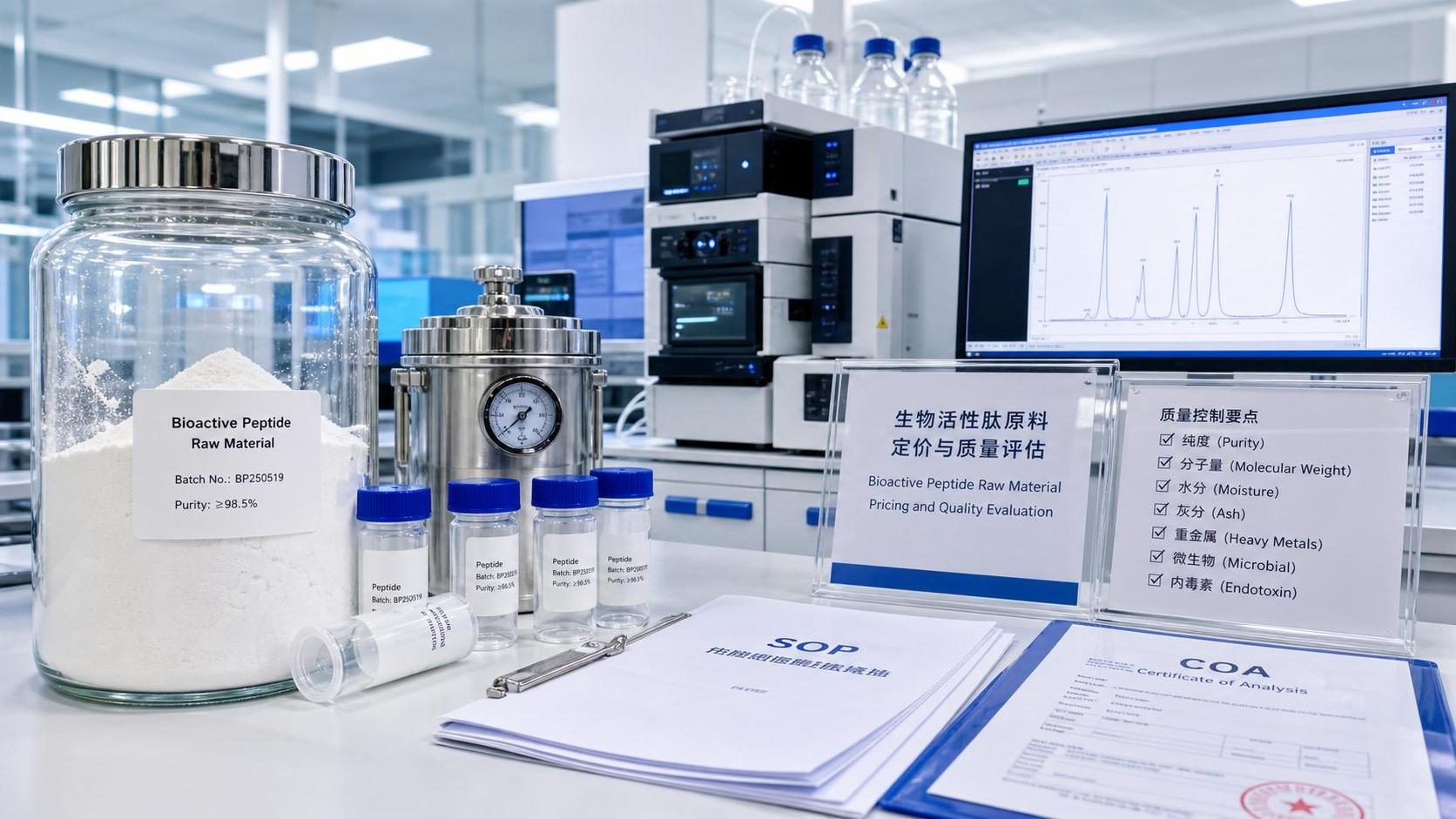 Bioactive Peptides Price per Kg: What Drives Cost in 2026?