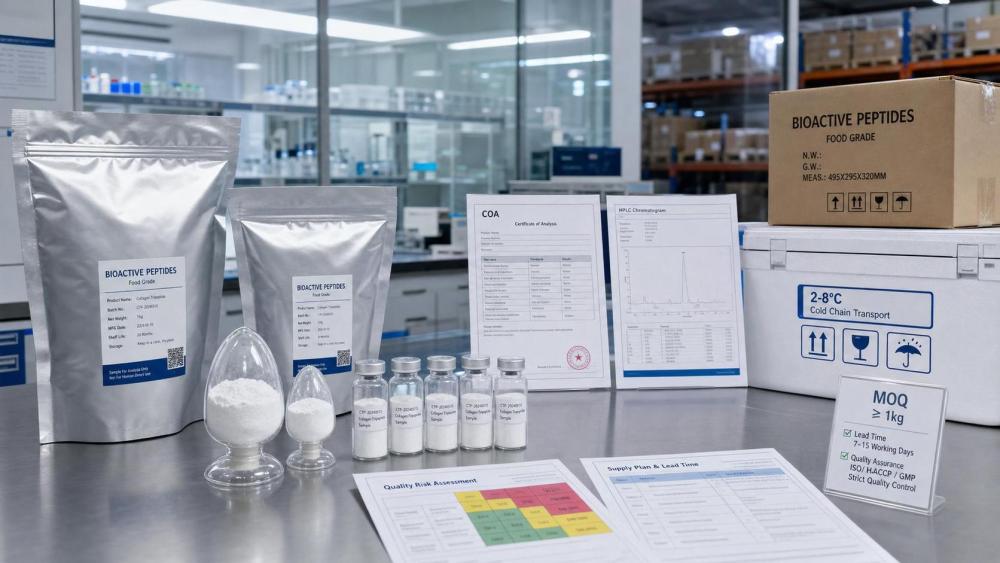 Bioactive Peptides Bulk Order: MOQ, Lead Time, and Quality Risks Bioactive Peptides Bulk Order: MOQ, Lead Time, and Quality Risks