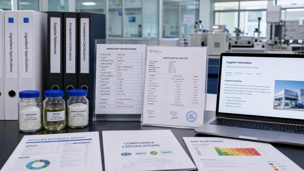 How Supplier References Reduce Risk in Ingredient Specification Reviews