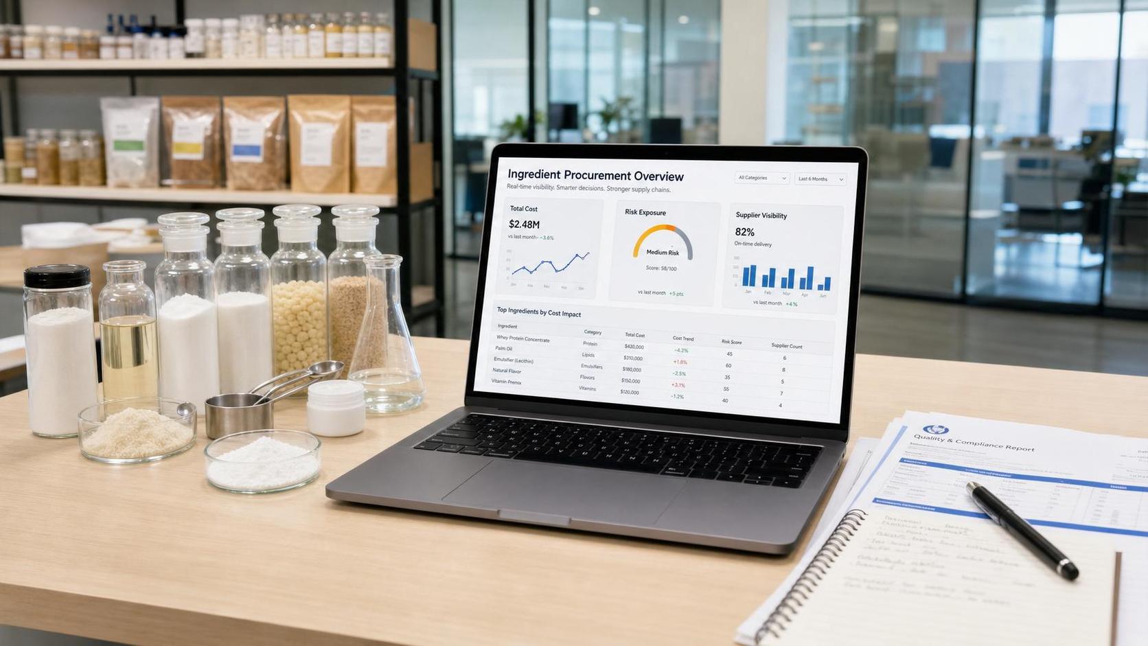 Ingredient Intelligence Platform for Buyers: Cost, Risk, and Supplier Visibility