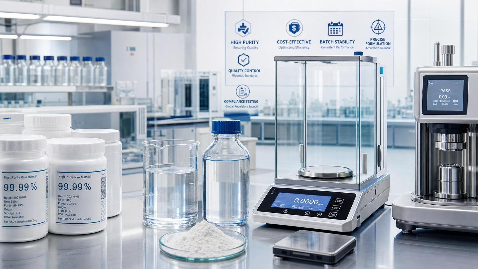 High-Purity Ingredients Raw Materials: When Purity Improves Cost Efficiency