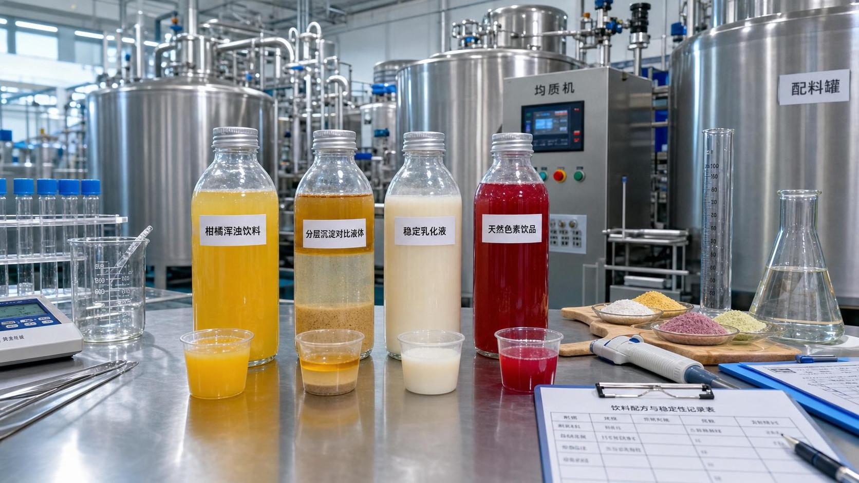 Industrial Ingredient Applications for Beverages: Stability Issues and Fixes