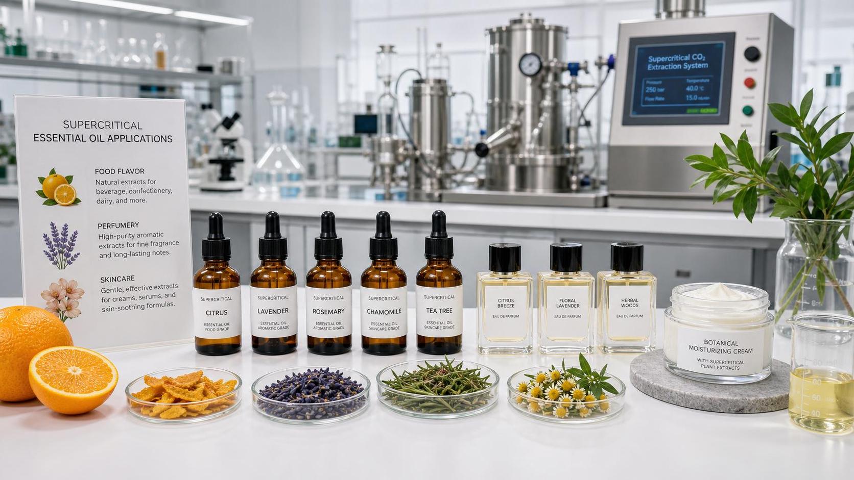 Supercritical Essential Oil Applications: Best Uses by Product Type