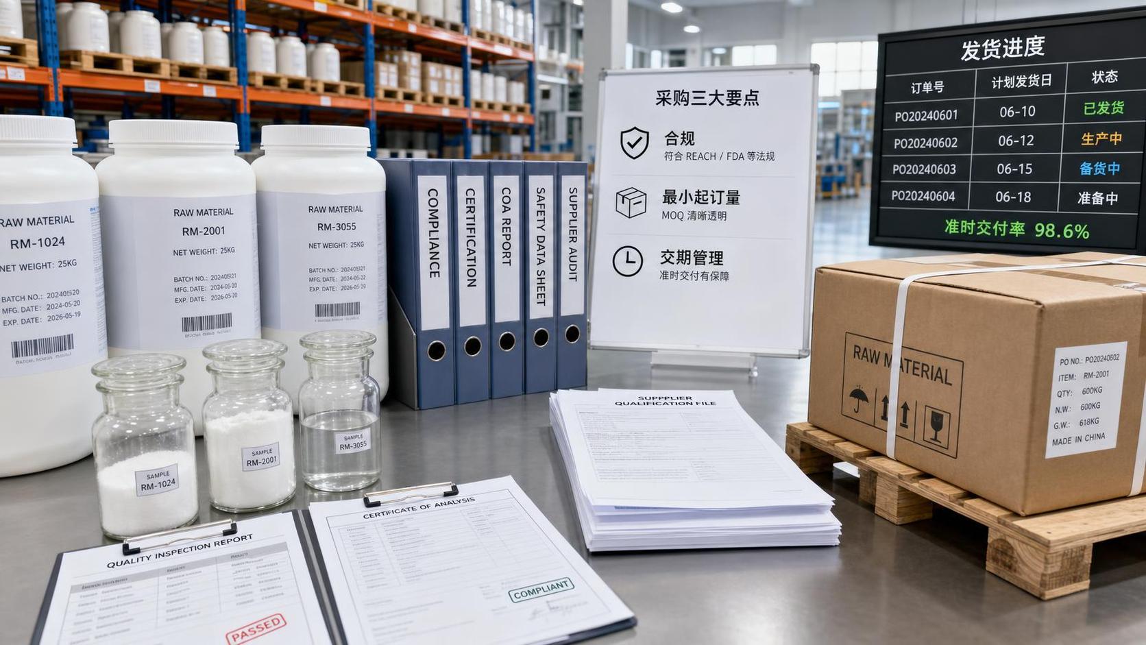 How to Evaluate a Consumer Ingredient Supplier on Compliance, MOQ, and Lead Time