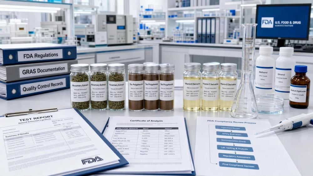 FDA Tightens GRAS Filing for Natural Antioxidants