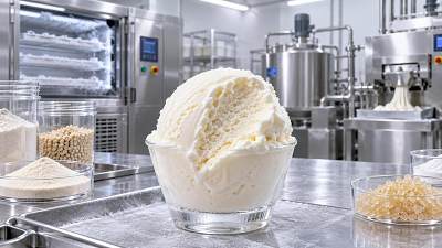 How food hydrocolloids prevent ice crystals in frozen desserts