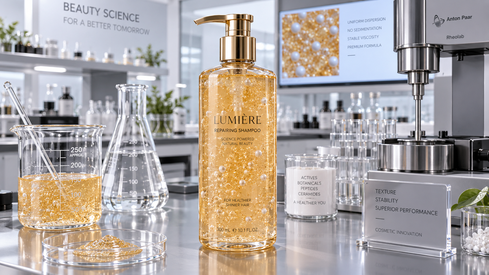 How rheological thickeners for shampoo affect suspension stability