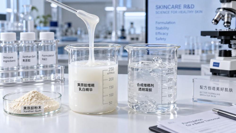 Can Xanthan Gum Replace Synthetic Thickeners in Skincare?