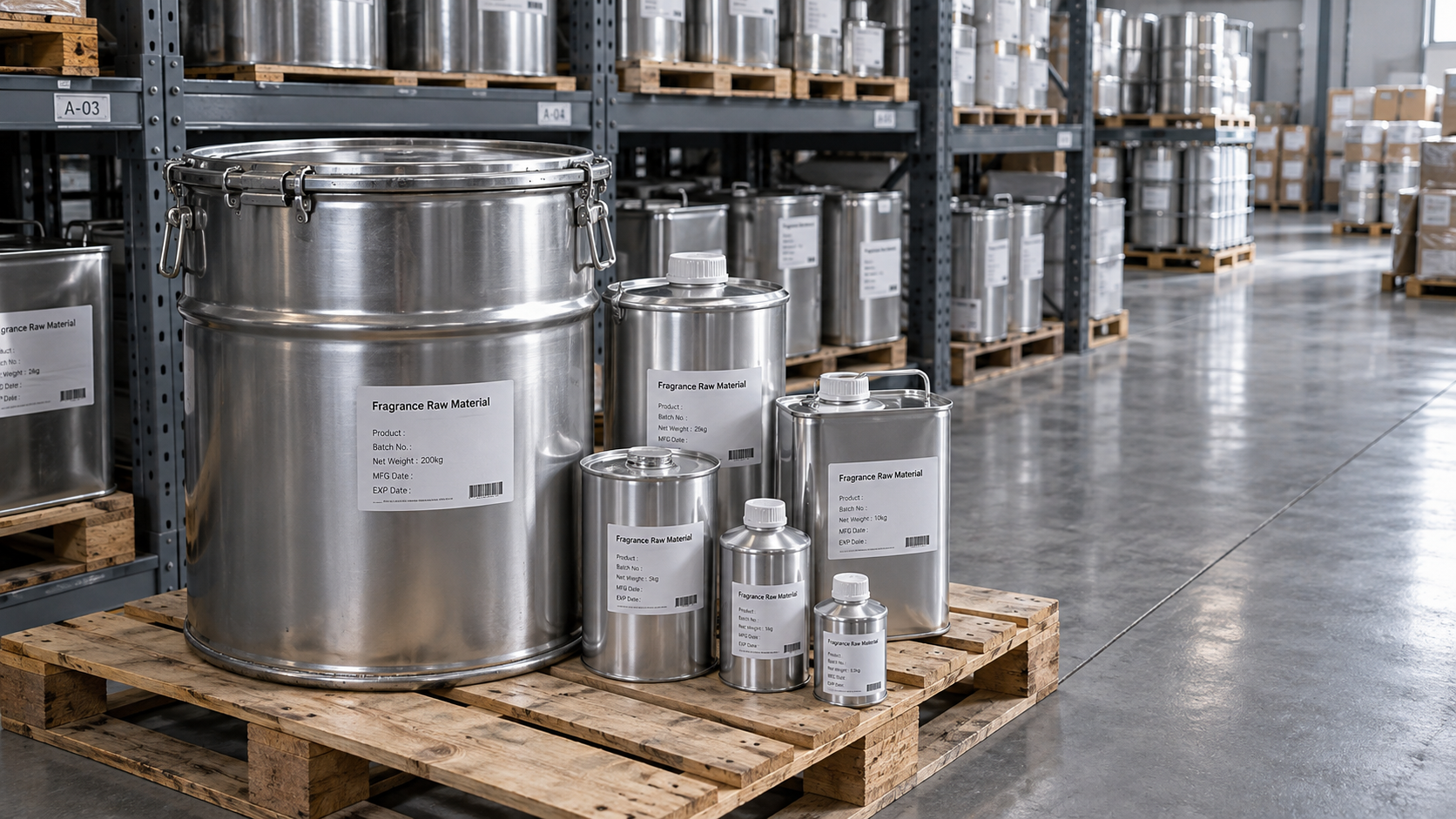 How order volume affects aroma ingredient prices per kilogram