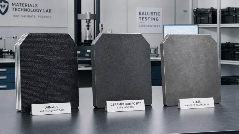 Body Armor Plates Material Guide: UHMWPE vs Ceramic vs Steel