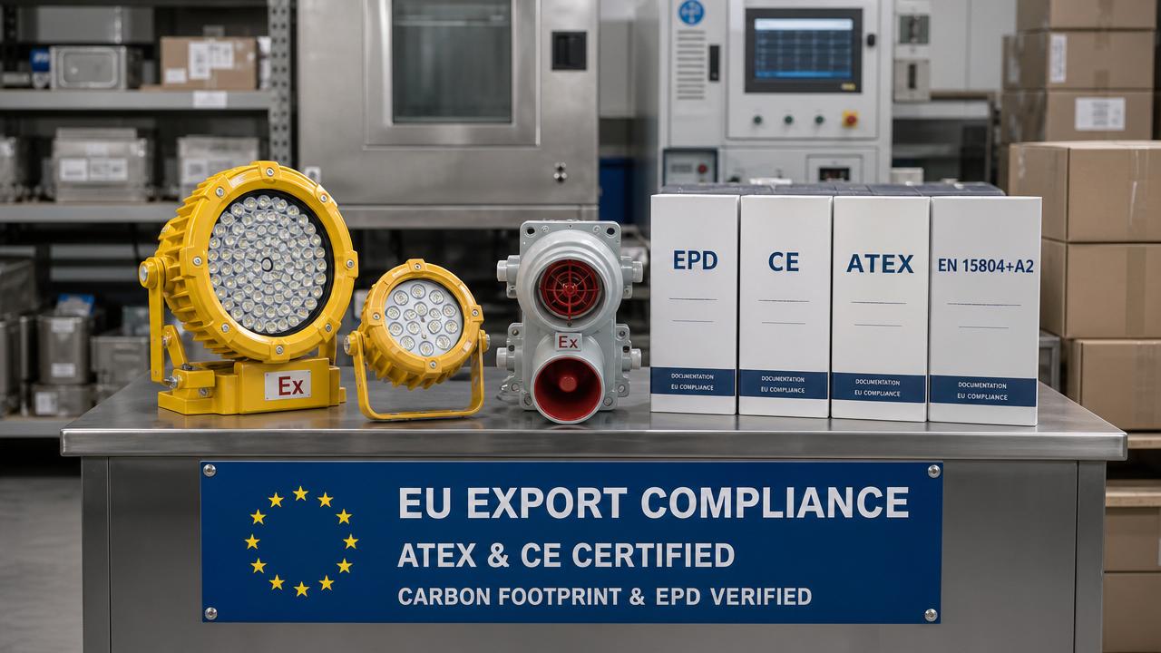 EU Rule Takes Effect: ATEX Lighting Exports Need EPDs