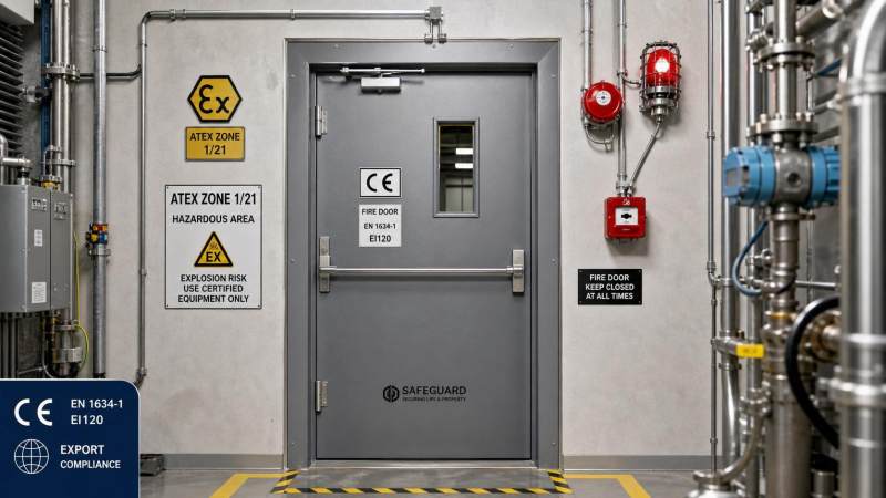 TÜV Rheinland Issues First CE Certificate for Steel Fire Door