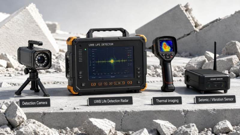 Life Detection Sensors: UWB Radar vs Other Search Technologies