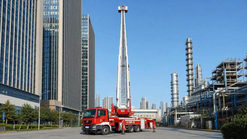 100m Aerial Ladder Trucks: When Reach Outweighs Pump Capacity