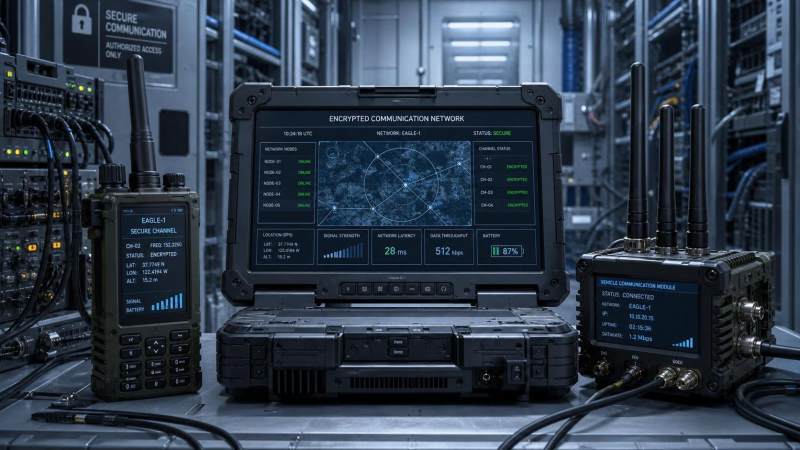 Encrypted Tactical Communication: Key Risks and Performance Limits