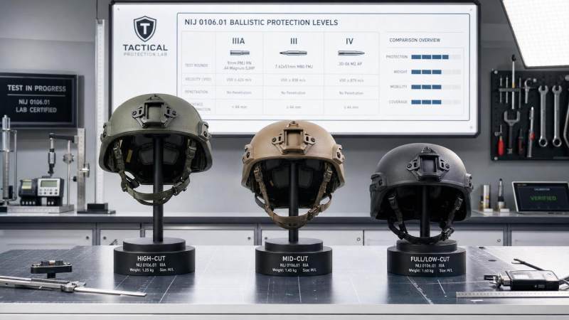 How to Compare Ballistic Helmets NIJ Ratings for Field Use