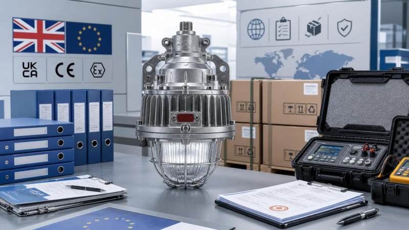 ATEX Guide Update Adds Dual Compliance for Explosion-Proof Lights