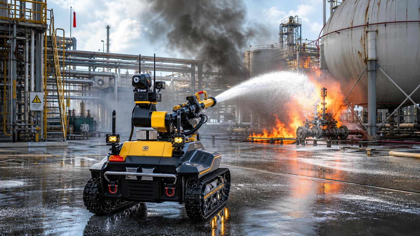 How Explosion Proof Emergency Robotics Improve Fire Response in Hazardous Zones