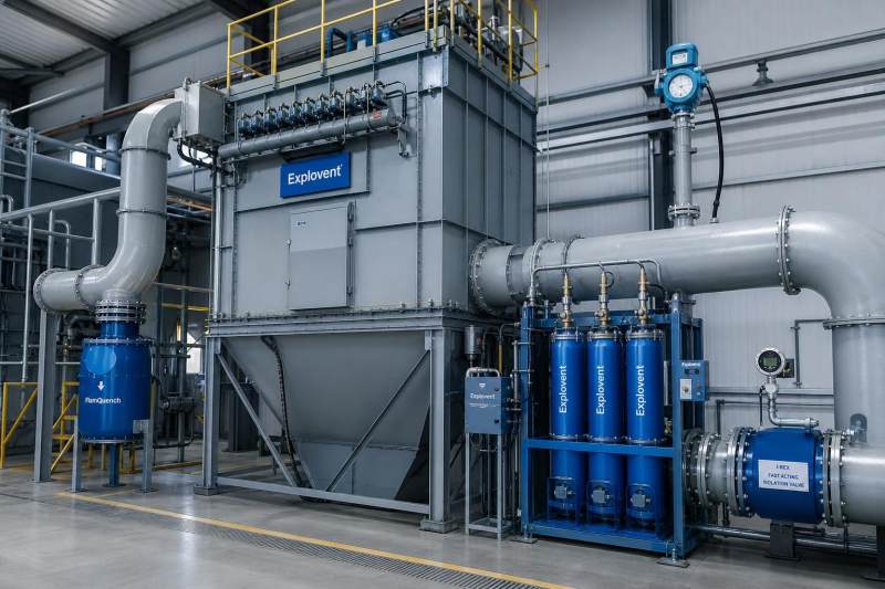 Explosion Suppression: Key System Choices for High-Risk Facilities
