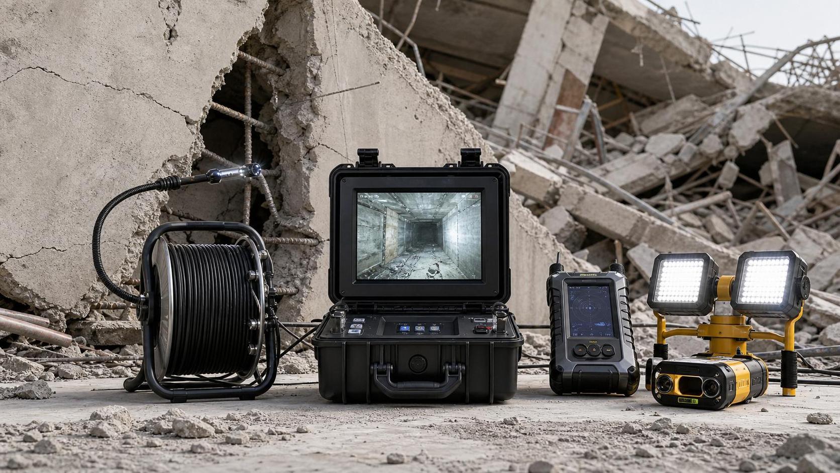 How Search Cameras Speed Up Rescue in Collapsed Structures