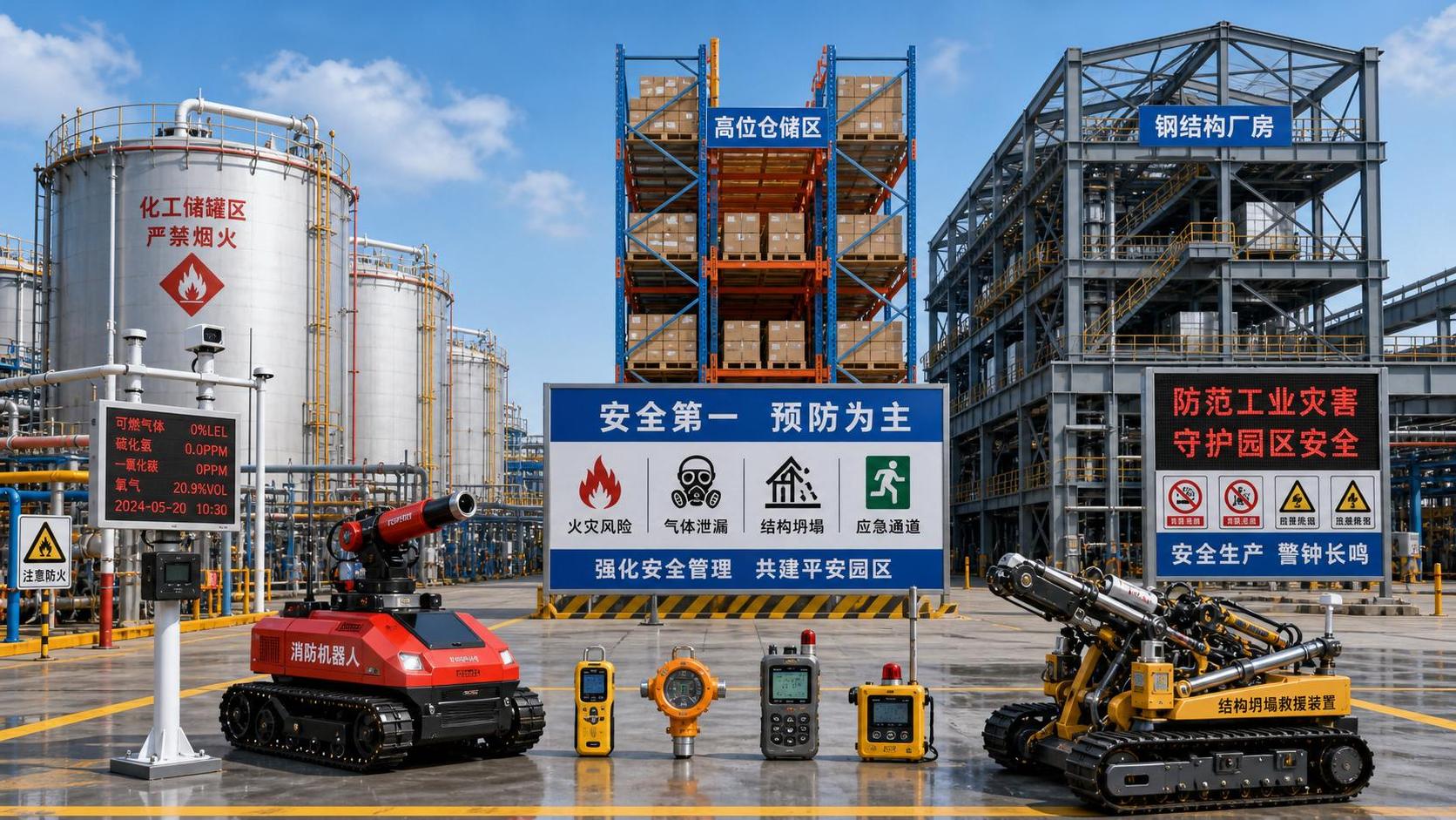 Disaster Management for Industrial Sites: Planning for Fire, Gas, and Collapse Risks