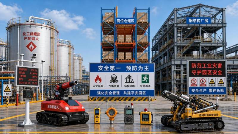 Disaster Management for Industrial Sites: Planning for Fire, Gas, and Collapse Risks