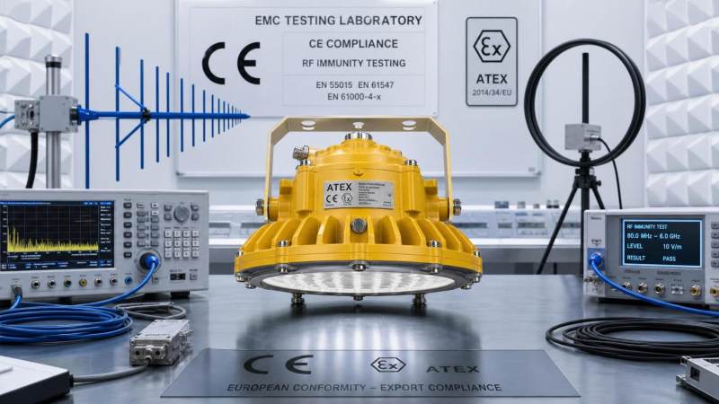 EU CE Rule Adds RF Test for ATEX Lights