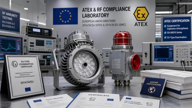 EU ATEX Guidance Adds RF Immunity Report Rule