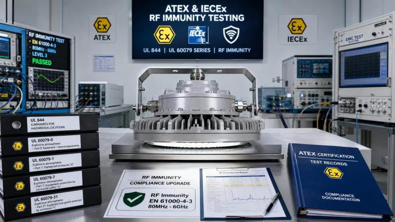 UL Adds RF Immunity Reports for ATEX Lighting