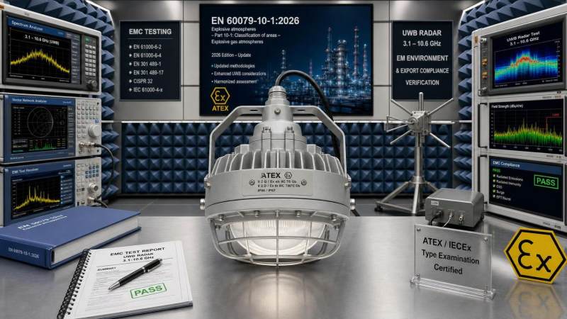 EN 60079-10-1:2026 Takes Effect for ATEX Lights